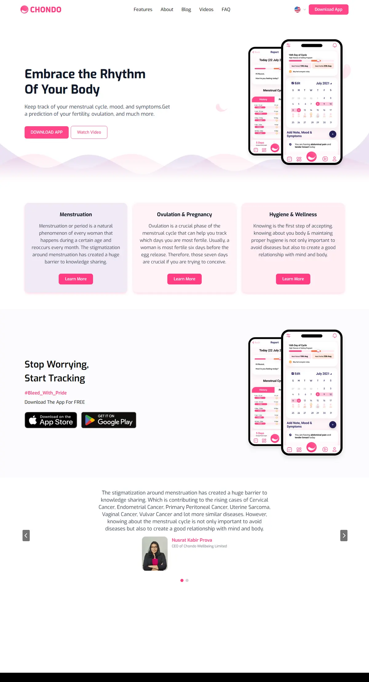 Chondo website