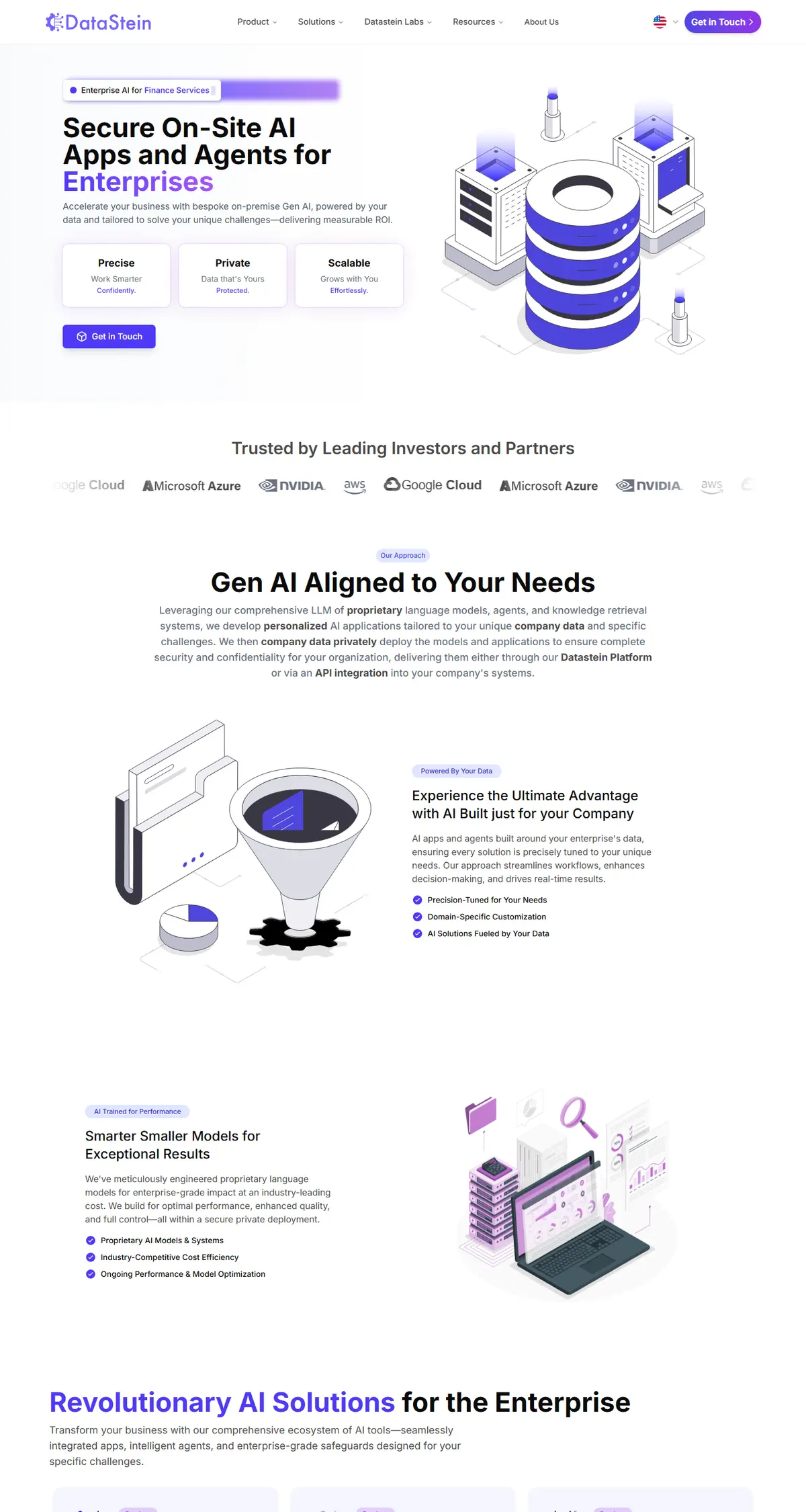 Datastein website